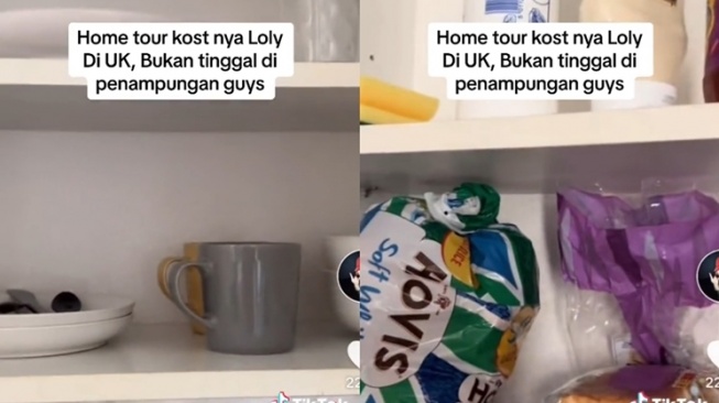 Potret Kost Lolly di London (TikTok/@11auraaa)