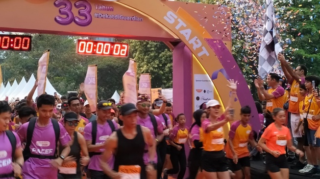 Diikuti Ribuan Peserta, Guardian Run 2023 Sukses Digelar