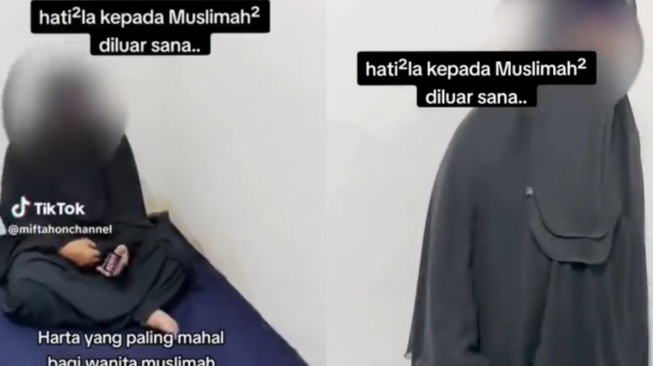 Viral Pria Nyamar Pakai Cadar Intip Wanita di Toilet, Korban Sampai Histeris