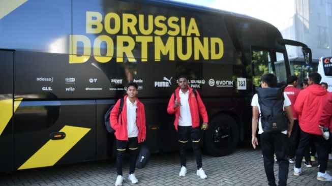 Borussia Dortmund Pamer Saat Timnas Indonesia U-17 Jadi Tamu Undangan di Signal Iduna Park