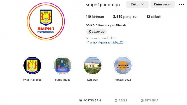 Diserang Netizen Gegara Tarikan Rp 17 Juta Akun Instagram Smpn 1 Ponorogo Tutup Kolom Komentar 8907