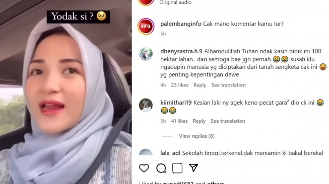 Bela Pembakar Lahan Sampai Viral, Selebgram Palembang Yoan Sandradyta Diperiksa Polda Sumsel