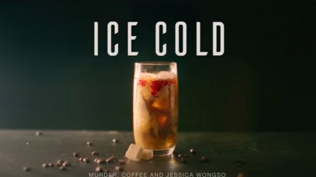 Tangkapan Layar Teaser Film Ice Cold: Murder, Coffe and Jessica Wongso (Netflix)