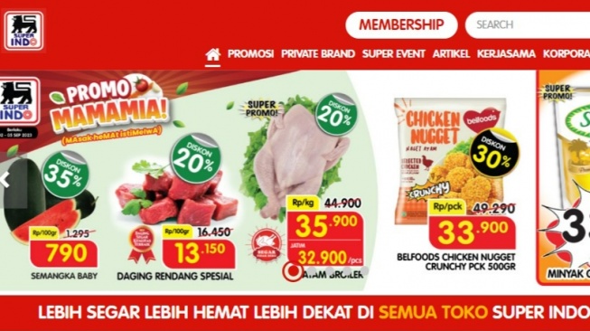 Promo Superindo Terbaru 3 Oktober 2023, Harga Daging Rendang Hanya Rp13 Ribuan