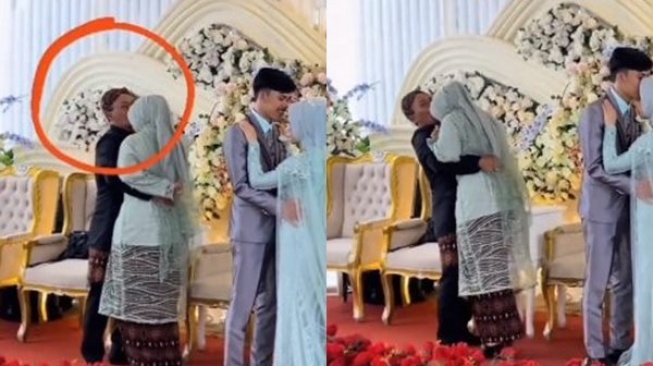 Viral Pasangan Rebut Pelaminan, Nyosor Cium-ciuman Di Sebelah Pengantin