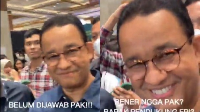 Senyum Manis Anies Ditanya Dukung FPI, Warganet: Kok Enggak Dijawab?