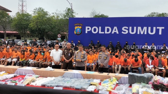 Breaking News! Pabrik Ekstasi dan Sabu di Tanjung Balai Dibongkar, Kapolda Sumut: Ini Dikendalikan Napi Lapas