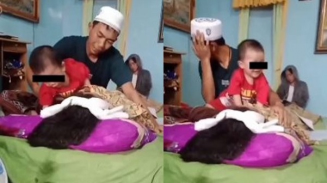 Video Bayi Berusaha Bangunkan Jenazah Ibunya, Suami Bercucuran Air Mata