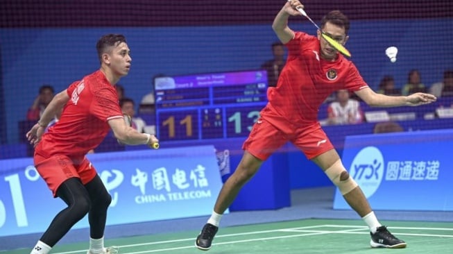 Denmark Open 2023: Fajar / Rian Amankan Tiket 16 Besar Usai Libas Ganda Putra Taiwan