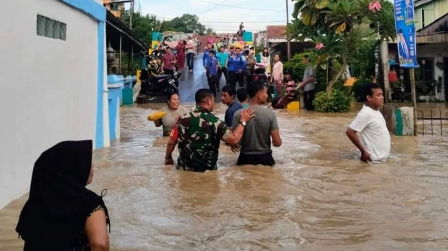 Banjir Rendam Kota Binjai, 3.541 Jiwa Terdampak