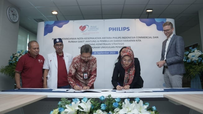 Tingkatkan Kualitas Penanganan Kardiovaskular, RSJPD Harapan Kita Jalin Kemitraan Strategis dengan Philips