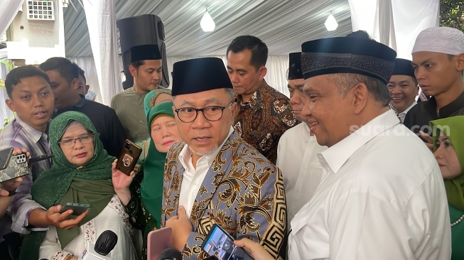 Ketua Umum Partai Amanat Nasional (PAN) Zulkifli Hasan. (Suara.com/Novian)