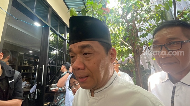 Ketua DPP Partai Gerindea Ahmad Riza Patria. (Suara.com/Novian)