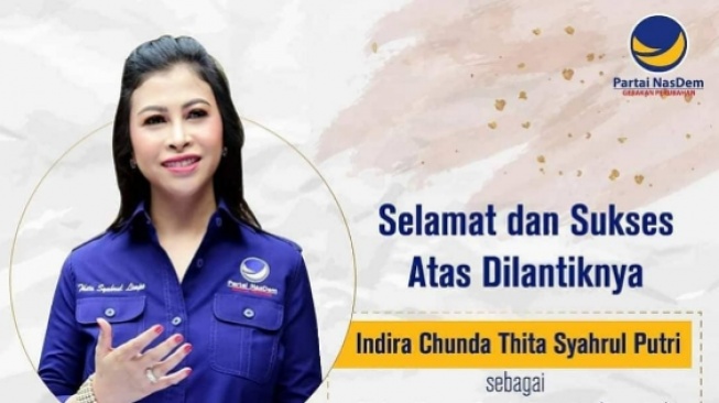 Profil Indira Chunda Thita, Anak Syahrul Yasin Limpo Ternyata Bukan Orang Kaleng-kaleng!