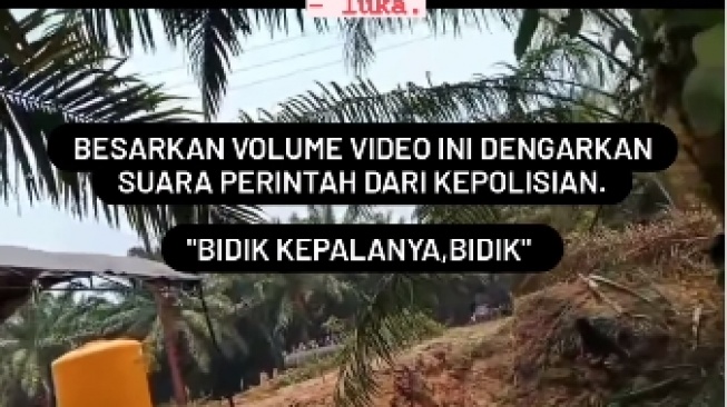 Mencekam! Beredar Video Diduga Seruan Komandan Polisi saat Demo Rusuh di Seruyan Kalteng: Bidik Kepalanya, Bidik!