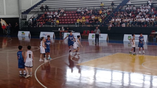 Kali Pertama, Basket Popda Kota Solo Pertandingkan Kategori Sekolah Dasar