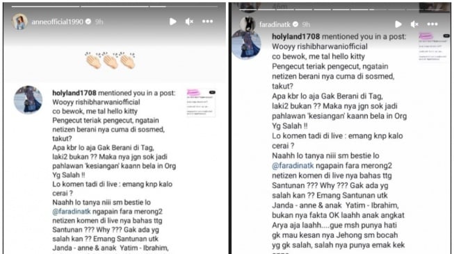 Hater menjelek-jelekan Putri Anne dan anaknya (Instagram)