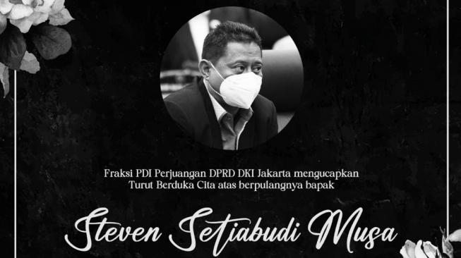 Anggota DPRD DKI Fraksi PDIP Steven Setiabudi Meninggal Dunia Karena Sakit