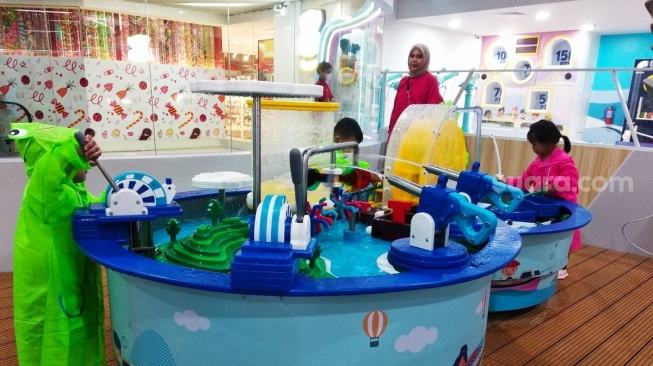 Play 'N' Learn Summarecon Mall Kelapa Gading 1 merupakan lokasi kedua di Jakarta, dan kelima di Indonesia, dengan tawarkan konsep baru yang mendorong si kecil untuk lebih banyak bermain dan belajar. (Foto: Suara.com/Ririn Indriani)