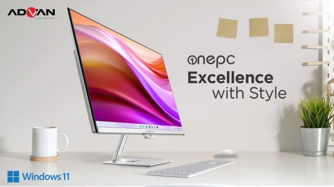 Advan Resmi Luncurkan OnePC, All-In-On PC Berkualitas Tinggi dan Desain Stylish, Harga Mulai Rp5 Jutaan