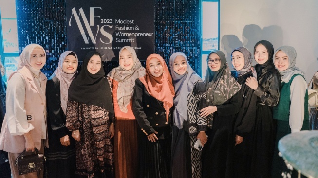 Modest Fashion and Womenpreneur Summit 2023. (Dini/Suara.com)