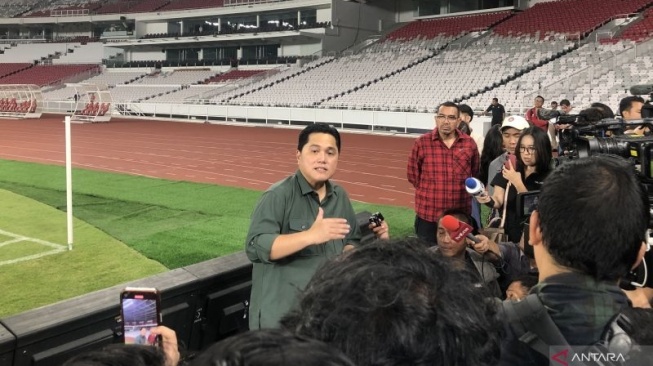 Timnas Indonesia vs Brunei Darussalam, Erick Thohir: Pemain Harus Maksimal...Jangan Pandang Sebelah Mata