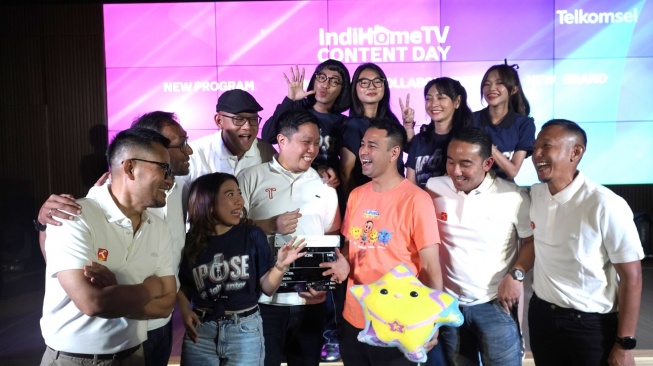 Konten baru IndiHomeTV. [Telkomsel]