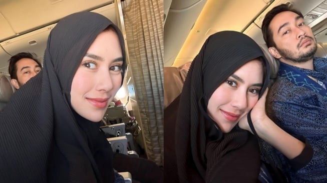 Potret Umrah Syahnaz Sadiqah dan Jeje Govinda (Instagram/@syahnazs)