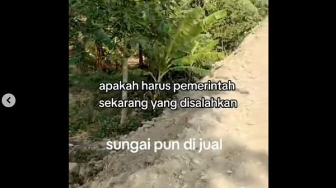 Sungai di Sidoarjo Mendadak Hilang Diduga Dijual Oknum Tidak Bertanggung Jawab, Netizen: Siap-siap Kebanjiran..