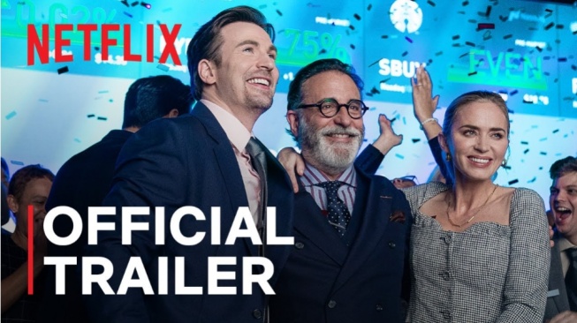 Trailer Baru 'Pain Hustlers' Rilis, Dibintangi Chris Evans dan Emily Blunt!