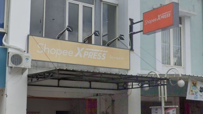 Shopee Express Sawojajar Malang. (Google Street View)