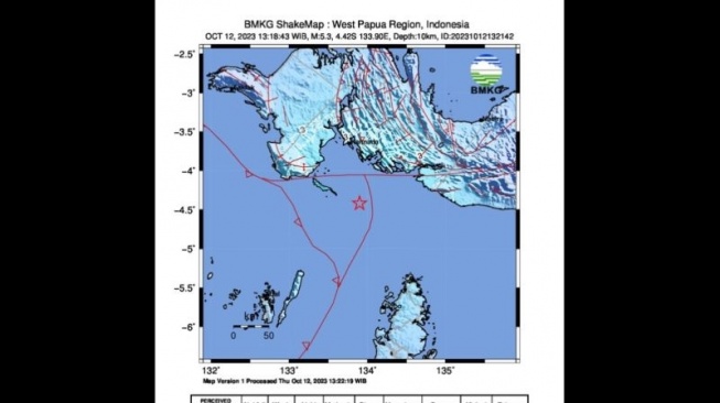 Breaking News: Kaimana Papua Barat Diguncang Gempa Magnitudo 5,3, Bakal Ada Susulan