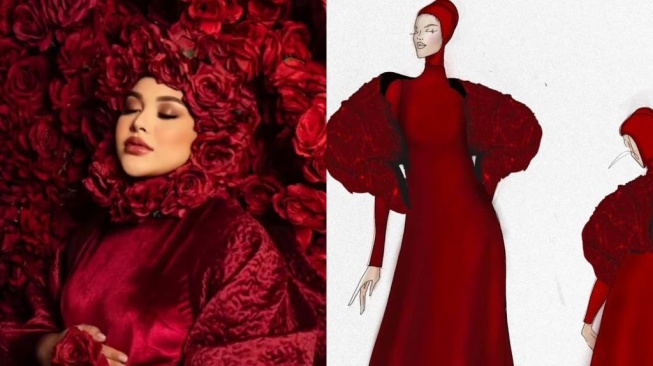 Cerita di Balik Maternity Shoot Serba Bunga Aurel Hermansyah, Ternyata Terinspirasi dari Bjork hingga Rihanna