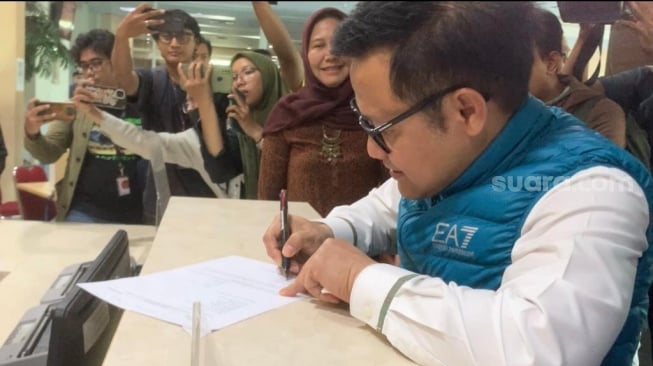 Tak Didampingi Anies, Cak Imin Jalani Tes Kesehatan di RS Fatmawati Buat Syarat Daftar Pilpres