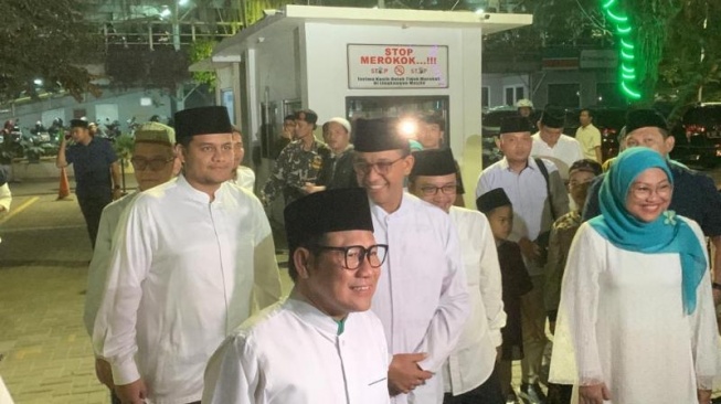 Anies dan Cak Imin Hadiri Acara Majelis Rasullullah di Jaksel, Ada Menaker Ida Fauziyah