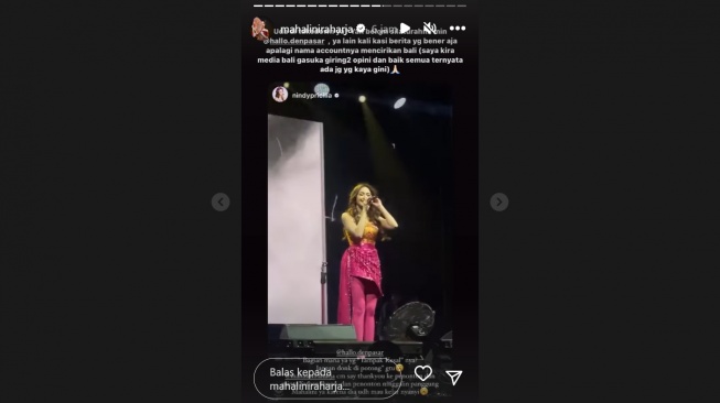 Mahalini kesal diberitakan tak sesuai fakta oleh media asal Bali (Instagram/@mahaliniraharja)