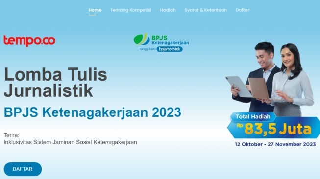 BPJS Ketenagakerjaan Gelar Lomba Karya Tulis Jurnalistik Berhadiah Puluhan Juta, Ini Cara Daftarnya