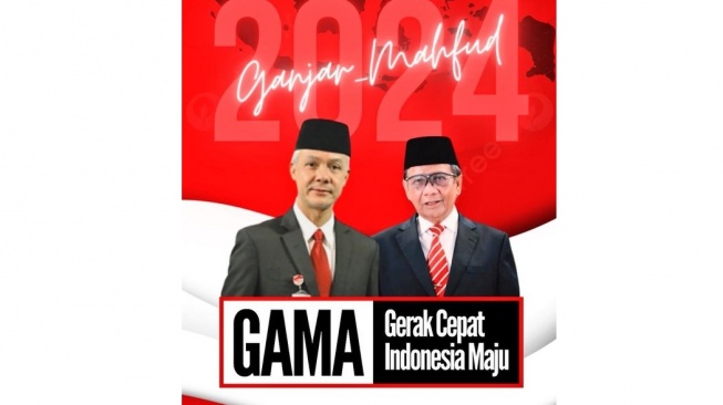 Poster Ganjar - Mahfud Viral di Media Sosial Jelang Pengumuman Megawati Besok