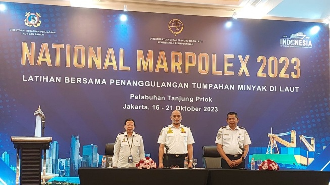 Latihan Pencemaran Minyak di Laut, National Marpolex 2023 Resmi Dibuka