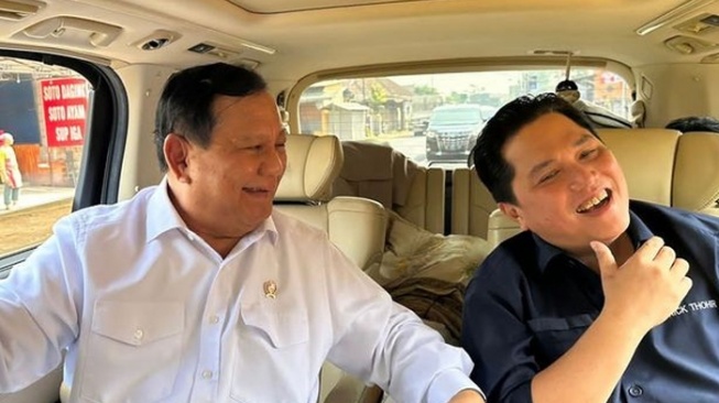 Unggah Foto Bersama Prabowo Subianto, Akun Instagram Erick Thohir Dibanjiri Respons Positif Warganet