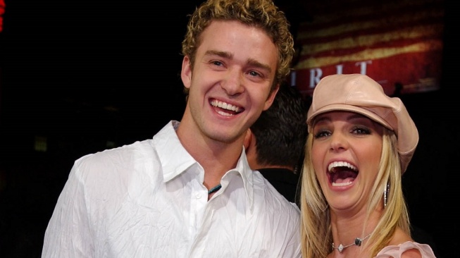 Justin Timberlake dan Britney Spears [Lucy Nicholson/AFP]