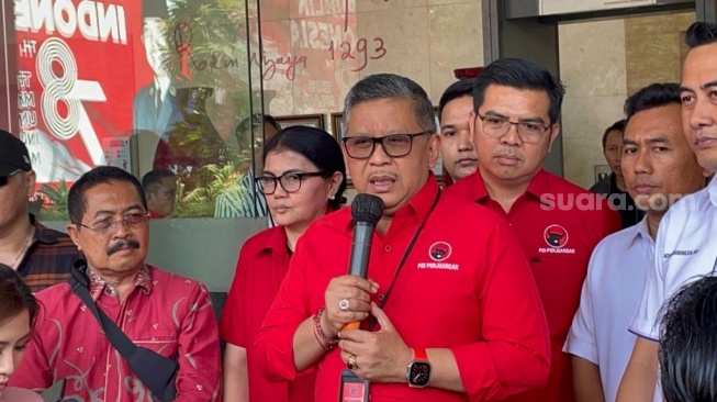 Sekretaris Jenderal (Sekjen) DPP PDIP Hasto Kristiyanto. (Suara.com/Bagaskara)