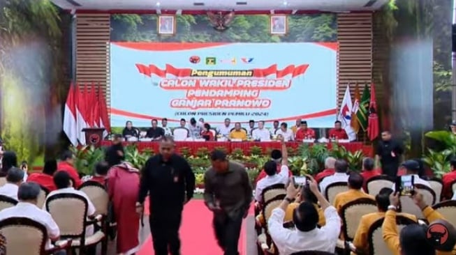 Link Live Streaming Pengumuman Cawapres Ganjar Pranowo di Kantor DPP PDIP