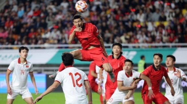 Skor Sama dengan Timnas Indonesia namun Beda Nasib, Vietnam Keok Dihajar Korea Selatan