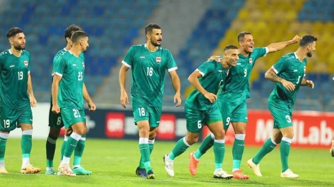 Timnas Irak, lawan pertama Timnas Indonesia di Grup F putaran kedua Kualifikasi Piala Dunia 2026 zona Asia. [Dok. Instagram/@iraq.ifa]