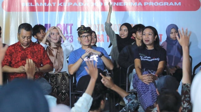 Lahirkan Wirausahawan Muda Dalam Penciptaan Lapangan Kerja Baru, Sandiaga Berikan Tipsnya ke Ratusan Gen-Z NTB