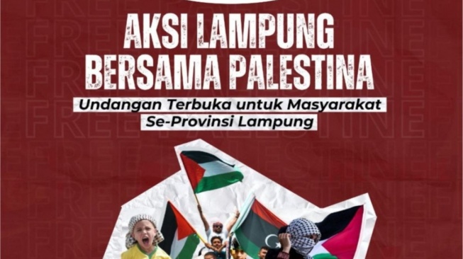 Aksi Bela Palestina, Ribuan Warga Lampung akan Gelar Longmarch Hari Minggu di Tugu Adipura