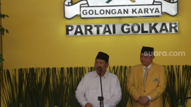 Prabowo Sanjung Golkar Yang Legowo Tak Jadi Usung Airlangga Jadi Capres Atau Cawapres