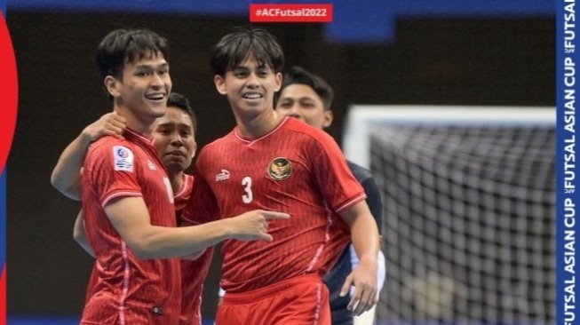 Timnas Futsal Indonesia. (Twiter/afcasiancup)