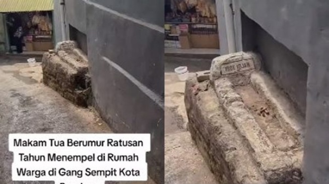 Merinding, Viral Penampakan Makam Iboe Idjah: Berumur Ratusan Tahun, Posisi Janggal